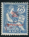 [French Postage Stamps Surcharged, type E3]