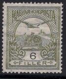 [Turul volando sobre la corona de San Esteban. Nuevos colores., tipo F26]