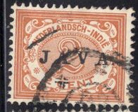 [Numeral Stamps & Queen Wilhelmina - Stamps of 1902-1905 Overprinted "JAVA", type F9]