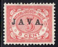 [Numeral Stamps & Queen Wilhelmina - Stamps of 1902-1905 Overprinted "JAVA", type F12]