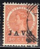 [Numeral Stamps & Queen Wilhelmina - Stamps of 1902-1905 Overprinted "JAVA", type G19]