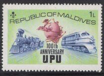 [The 100th Anniversary of Universal Postal Union, tegund RZ]