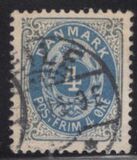 [Royal Emblem - New Drawing - Value in "ØRE" - Different Perforation, tyyppi G18]
