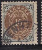 [Royal Emblem - New Drawing - Value in "ØRE" - Different Perforation, tyyppi G21]