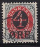 [No. 25B, 25A & 39 Surcharged, type J1]