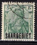 [German Empire Postage Stamps Overprinted "SAARGEBIET", タイプ F]