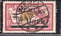[French Postage Stamps Overprinted "MEMEL" and Surcharged, Scrivi B10]
