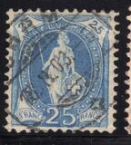 [Svizzera in piedi - Carta: bianca - Filigrana: Marchio di controllo 1 (croce all'int. dell'ovale), Scrivi M7]