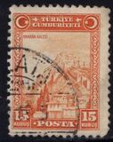 [Inscription "TÜRKIYE CÜMHURIYETI" - "Ü" in "CÜMHURIYETI", प्रकार JU3]
