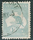[Definitive Issues - Kangaroo and Map - Different Watermark, Scrivi A28]