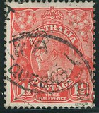 [King George V - Different Watermark, प्रकार B32]