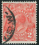 [King George V - Different Watermark, प्रकार B35]