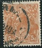 [King George V - Different Watermark, प्रकार B39]