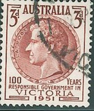 [The 100th Anniversary of the Discovery of Gold in Victoria & The 100th Anniversary of the Self Governance in Victoria, Typ DF]