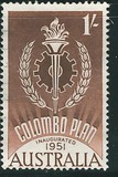 [X Aniversario del plan Colombo de la ONU, tipo GD]