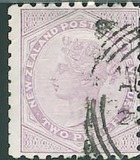 [Queen Victoria - Inscription "NEW ZEALAND - POSTAGE & REVENUE", tip L4]