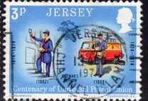 [The 100th Anniversary of the Universal Postal Union, タイプ BW]