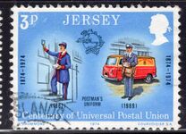 [The 100th Anniversary of the Universal Postal Union, タイプ BW]