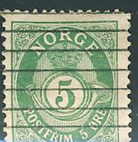 [Posthorn - "NORGE" in Capitals with Serifs, type J6]