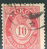 [Posthorn - "NORGE" in Capitals with Serifs, type J10]