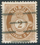 [Posthorn - "NORGE" in Capitals with Serifs, type J2]