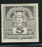 [Newspaper Stamps - Thin White Paper, type XBN2]