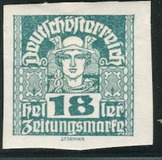 [Newspaper Stamps - Thin White Paper, type XBN9]