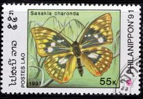 [International Stamp Exhibition "Phila Nippon '91" - Tokyo, Japan - Butterflies, Tüüp AWI]