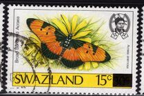 [Butterflies - Stamps of 1987 Surcharged, प्रकार OT1]