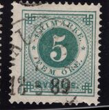 [Numerals in Circle - Different Perforation, type F13]