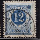 [Numerals in Circle - Different Perforation, type F16]
