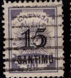 [No.  36, 37 & 32 Overprinted New Values, Typ AA1]