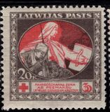 [Red Cross Charity - Brown and Green Design on Back, A type with Blue Design on Back, tyyppi H]