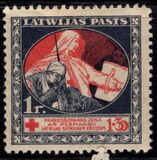[Red Cross Charity - Brown and Green Design on Back, A type with Blue Design on Back, tyyppi H6]