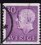 [King Gustaf VI Adolf of Sweden & Tree Crowns - New Colors and Values, Tipi FA57]