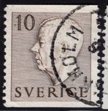 [King Gustaf VI Adolf of Sweden - Without Imprint, type DB17]