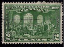 [The 60th Anniversary of the Founding of the Dominion of Canada, Inscription: "1867 Confederation 1927", type AS]