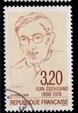 [The 100th Anniversary of the Birth of Jean Guehenno, Typ CEE]
