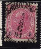 [Emperor Franz Josef I, 1830-1916 - Granite Paper. Numerals in Black, tip N3]