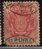 [Coat of Arms - Wagon with Pole, Value in Green, tyyppi K10]
