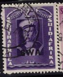[South Africa Postage Stamps Overprinted "SWA" - Country Inscription in English and Afrikaans, Tüüp BA12]
