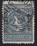 [Numeral Stamps & Queen Wilhelmina - Stamps of 1902-1905 Overprinted "BUTTEN - BEZIT.", type H5]