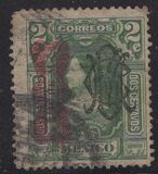 [Carranza Villa - Regular Issue of 1910 Overprinted in Dark Red, Green, Reddish Brown, Black or Violet, Вид BO1]