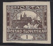 [Definitives - "ČESKO-SLOVENSKÁ" Above Value, type G]