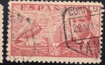 [Airmail - Juan di la Cierva - Different Perforation - Stoneprint from F.N.M.T, Typ LH8]
