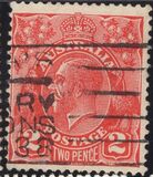 [King George V - Different Watermark, タイプ B35]