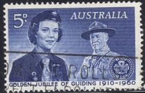[Golden Jubilee of Guiding, 1910-1960, type FW]