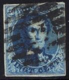 [King Leopold I - Oval 17-17½mm High and 14-14½mm Wide, type B12]