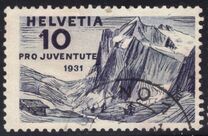 [Pro Juventute - Landscapes - Alexander Vinet, प्रकार JI]