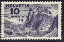 [Pro Juventute - Landscapes - Alexander Vinet, प्रकार JI]